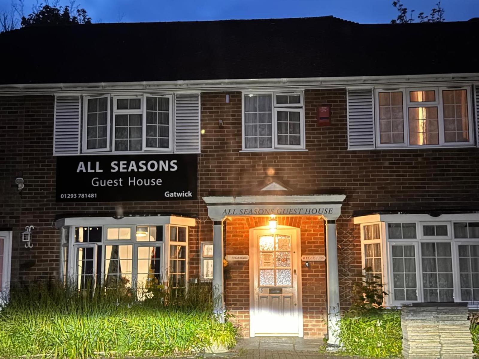 All Seasons Gatwick Guest House & Parking Horley Exterior foto